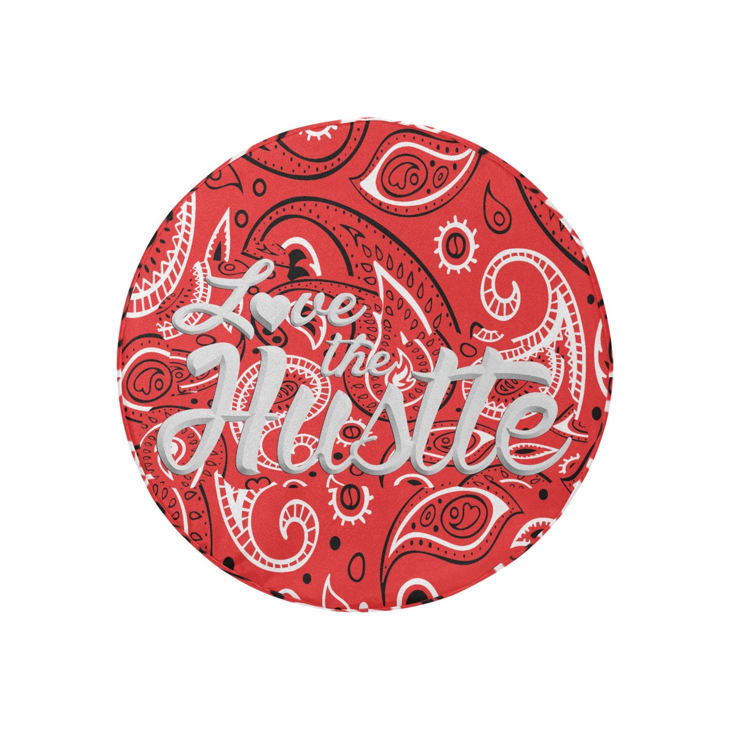 Love The Hustle Spare Tire Cover (Small) (15")