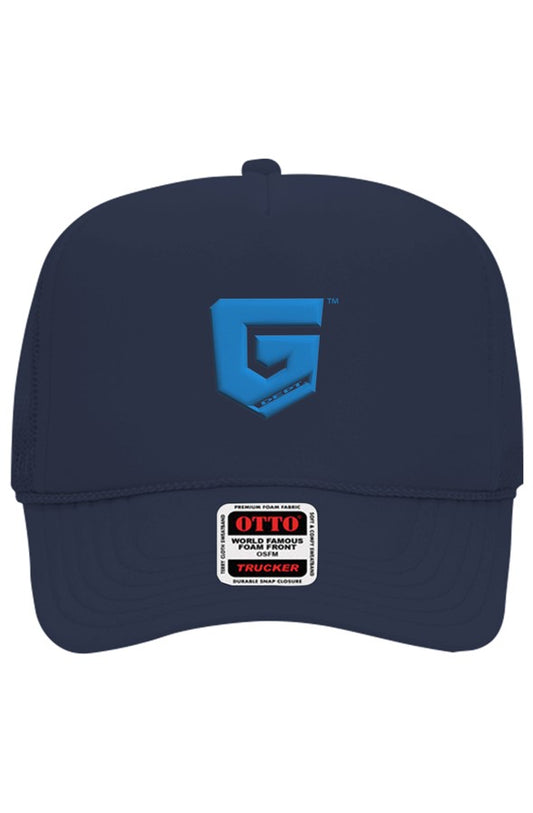 Ghetto Dept. Blue Shield 5 Panel Trucker Hat