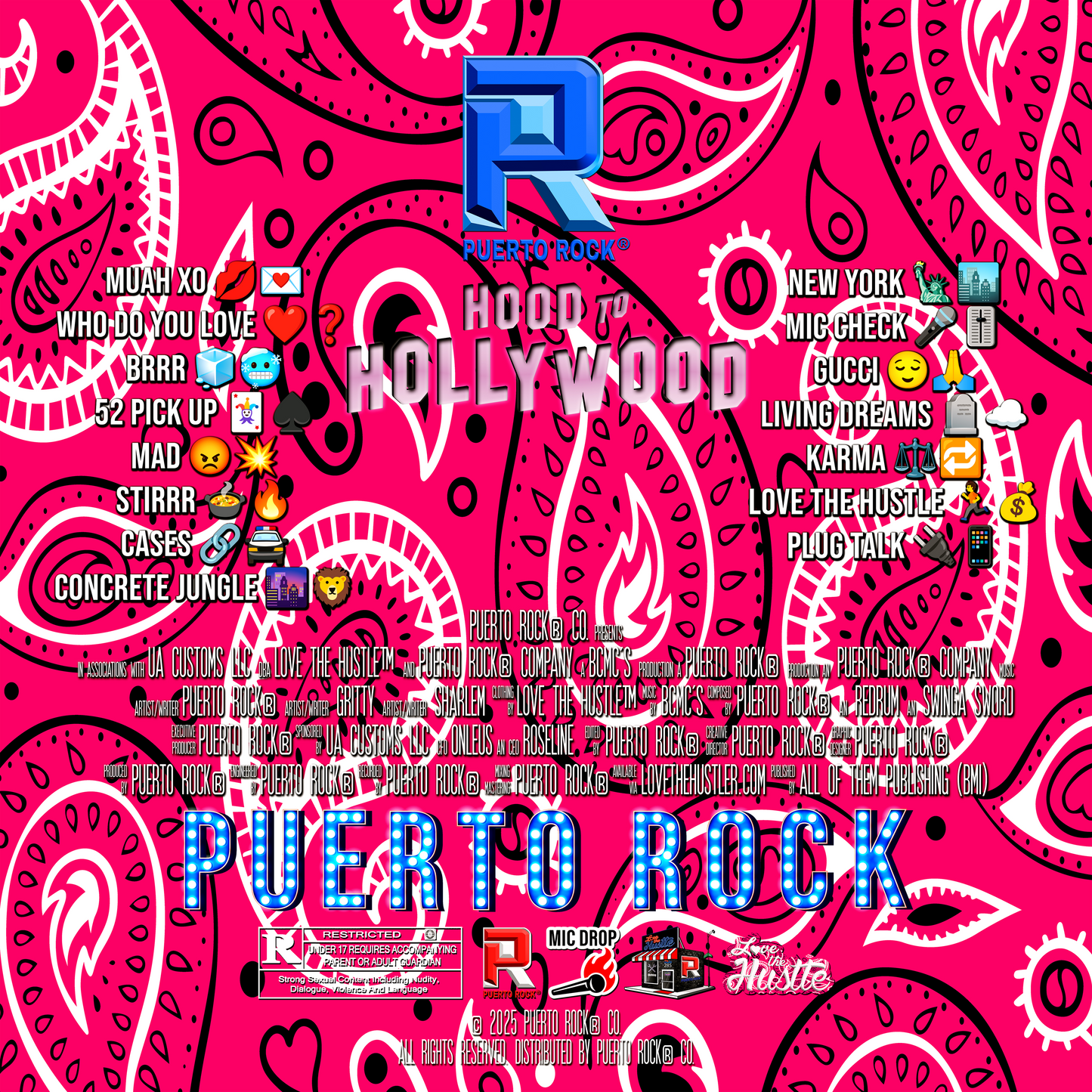 Puerto Rock® Hood To Hollywood Vinyl LP