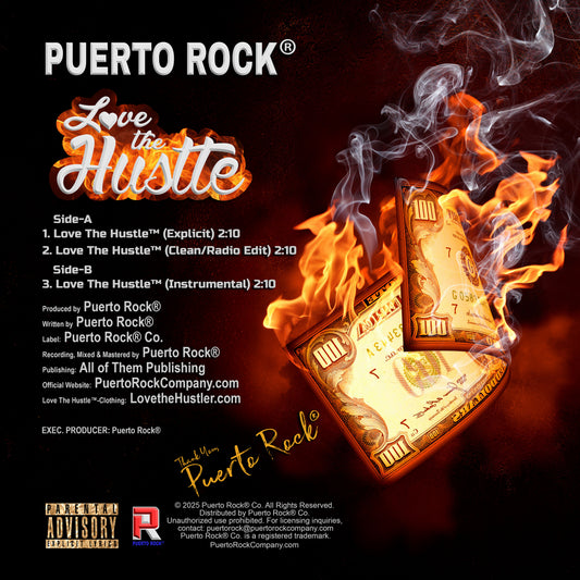 Puerto Rock Love The Hustle 12-inch Vinyl Record