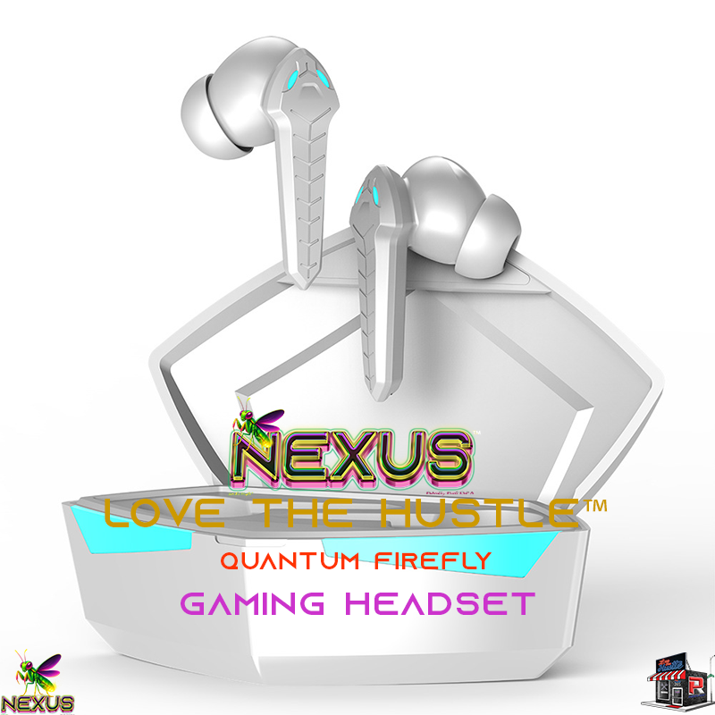Nexus™ Quantum Firefly™ Wireless Gaming Headset – Zero-Lag Bluetooth 5.1 | 360° Sound | Breathing Light