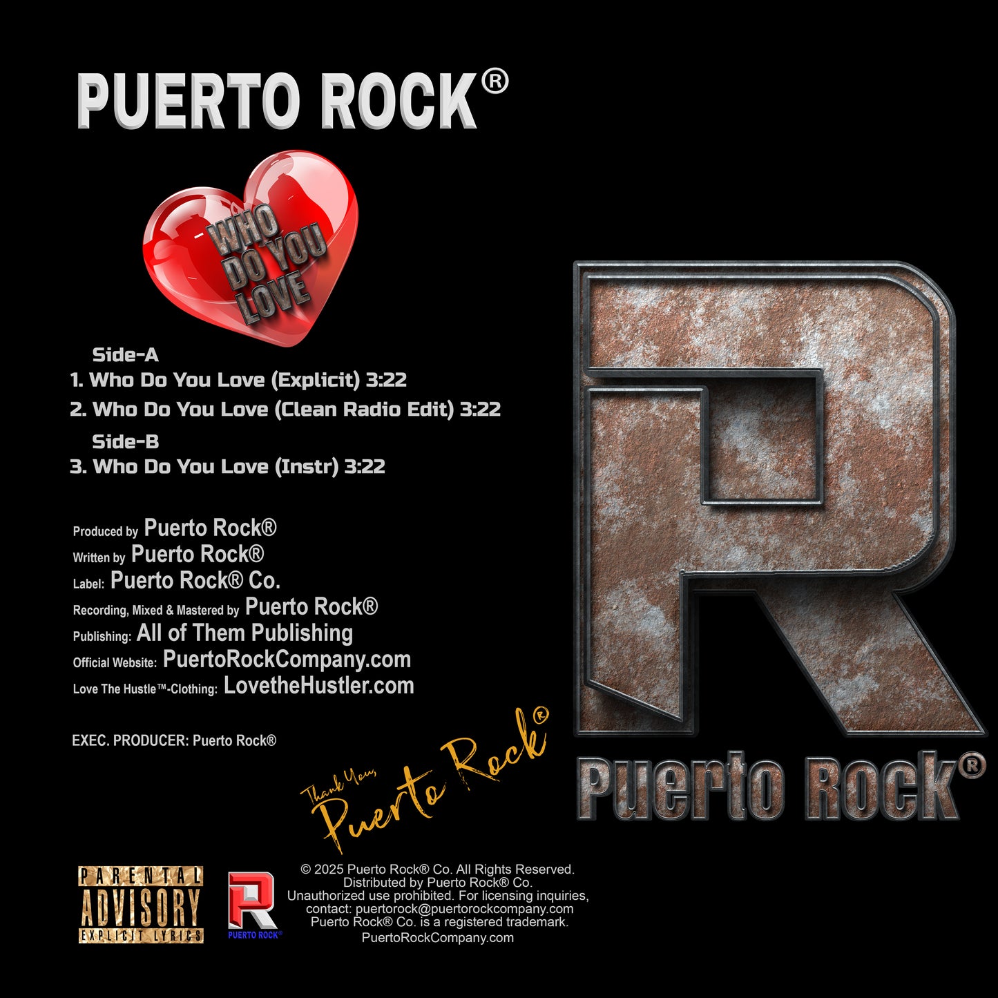 Puerto Rock - Who Do You Love Disco de vinilo de 12 pulgadas