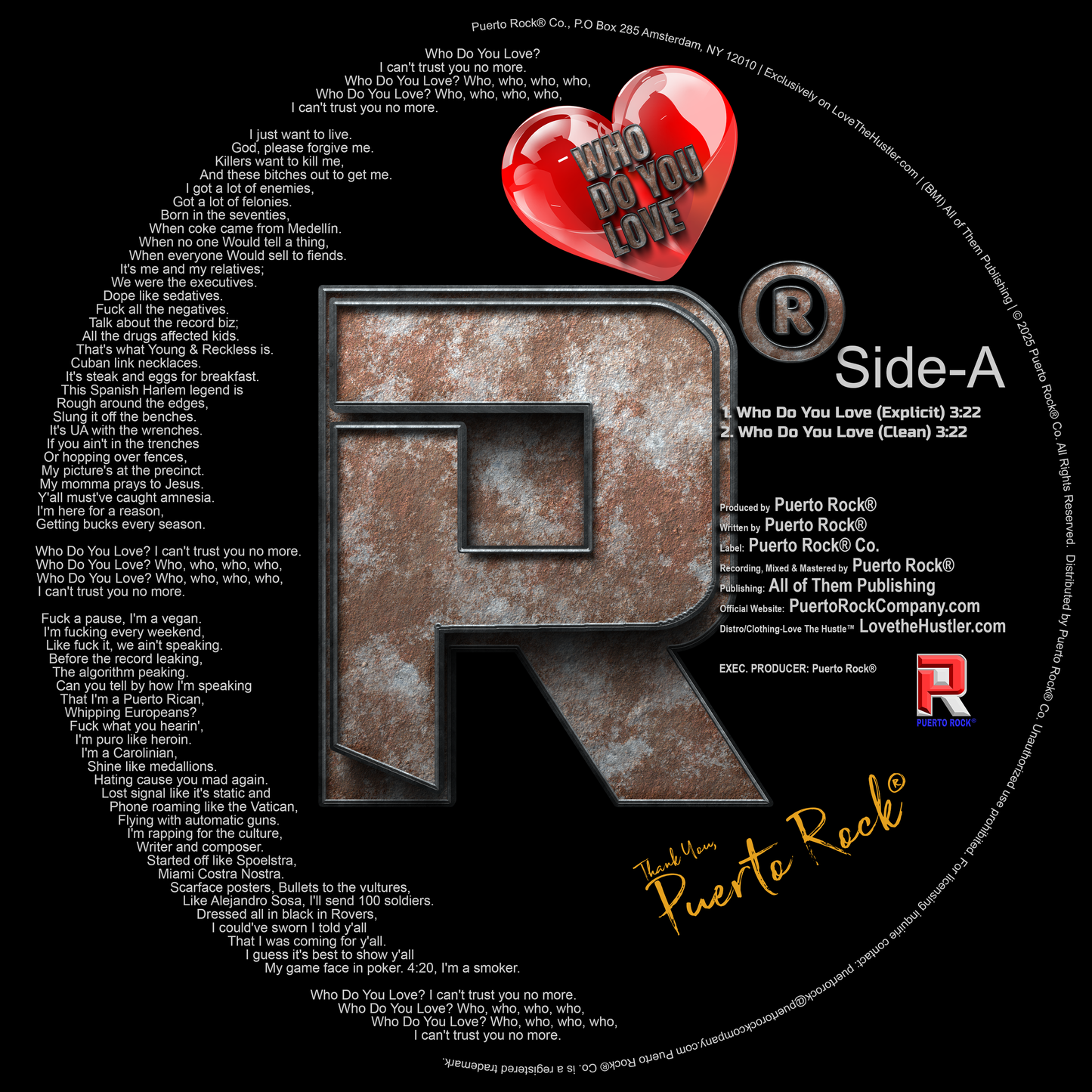 Puerto Rock - Who Do You Love Disco de vinilo de 12 pulgadas
