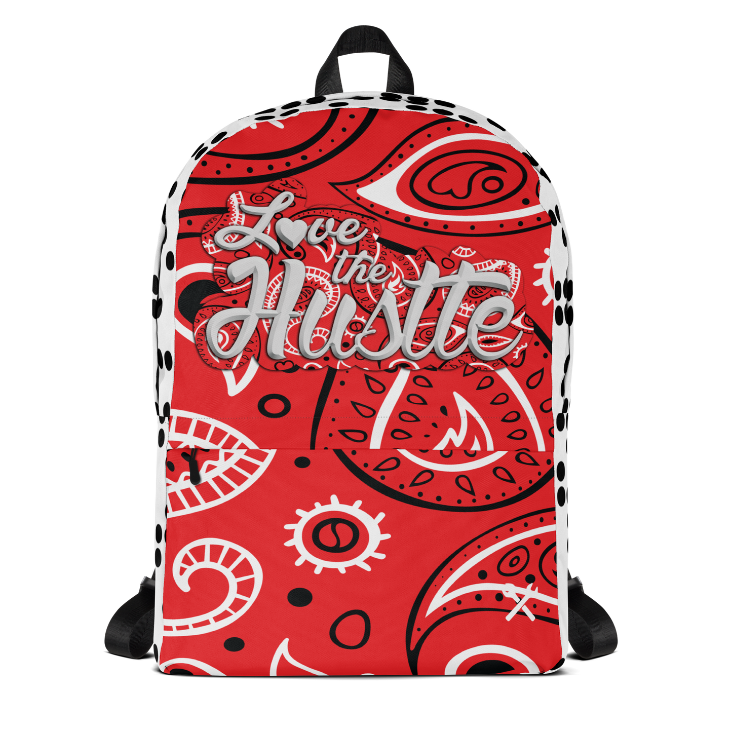 Sac à dos bandana Love The Hustle, Red Tops