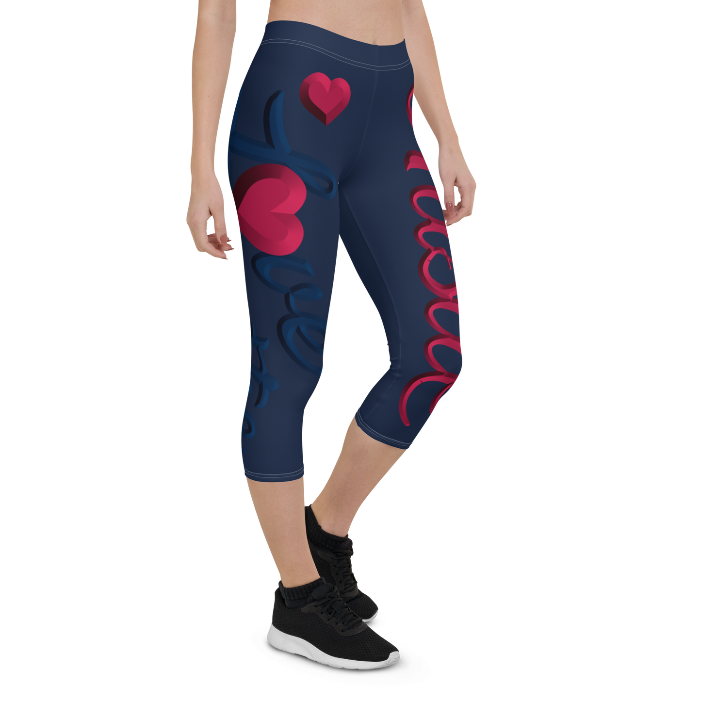 Love The Hustle™ USA Color Way Capri Leggings
