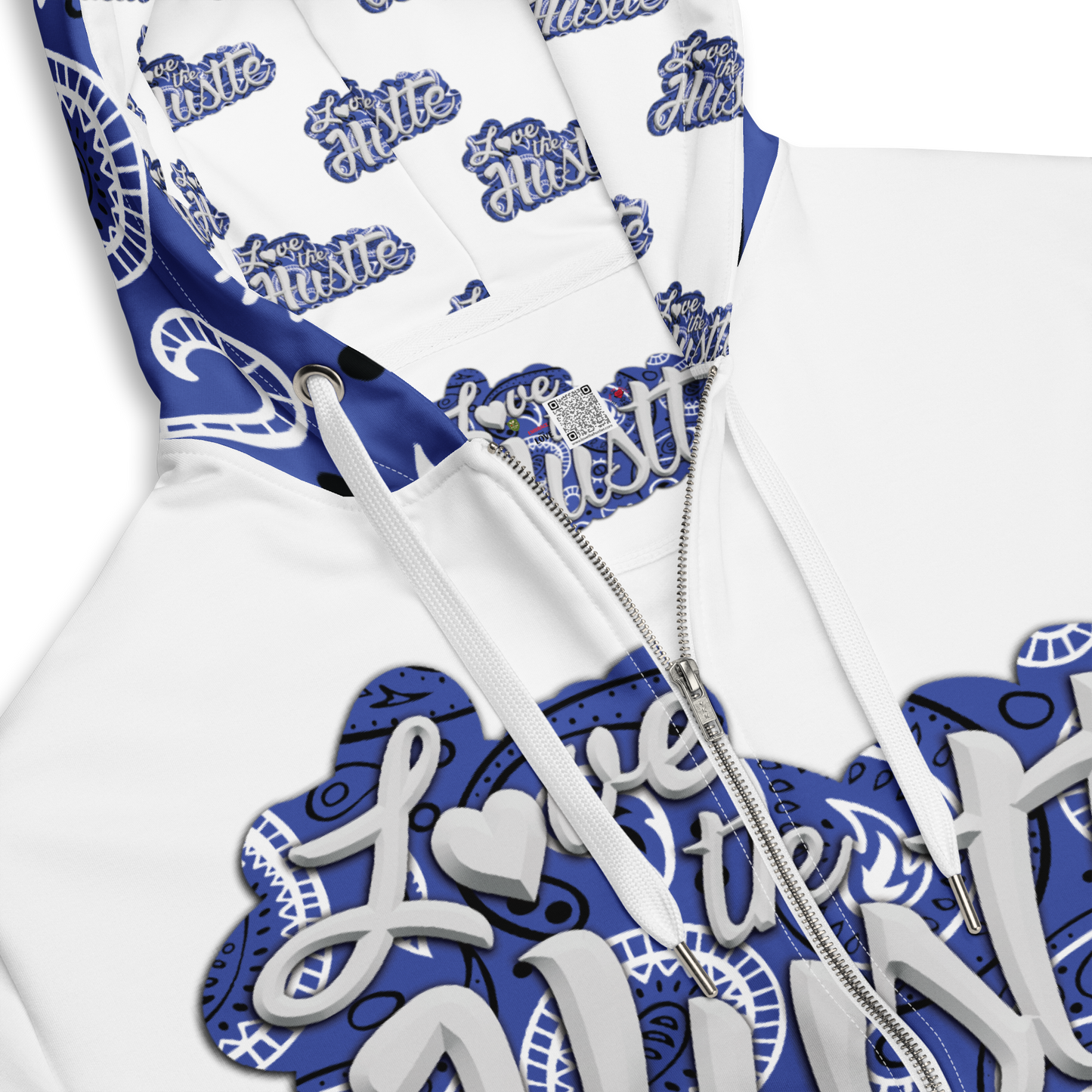 Collection de sweats à capuche zippés unisexes Love The Hustle™ Bandana