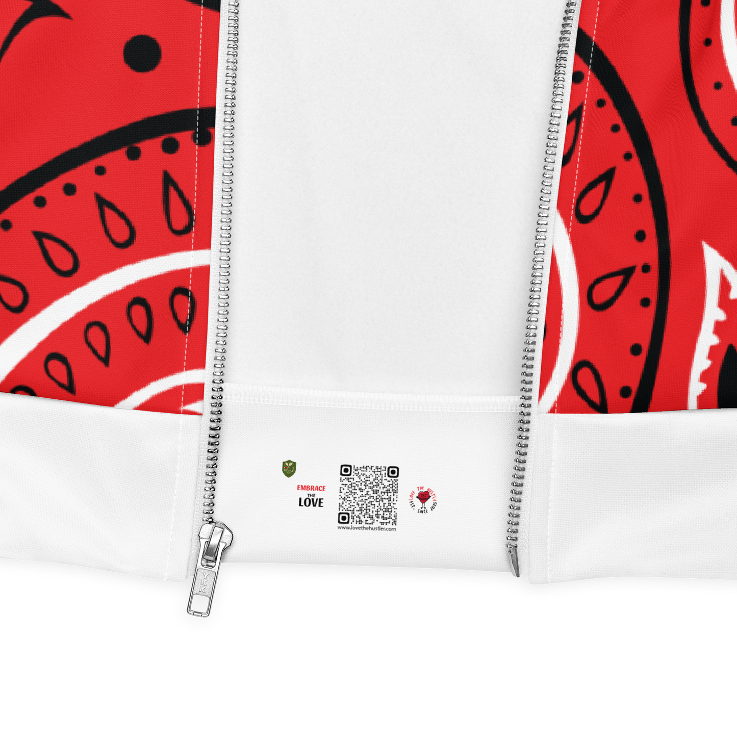 Blouson aviateur unisexe Love The Hustle™, hauts rouges