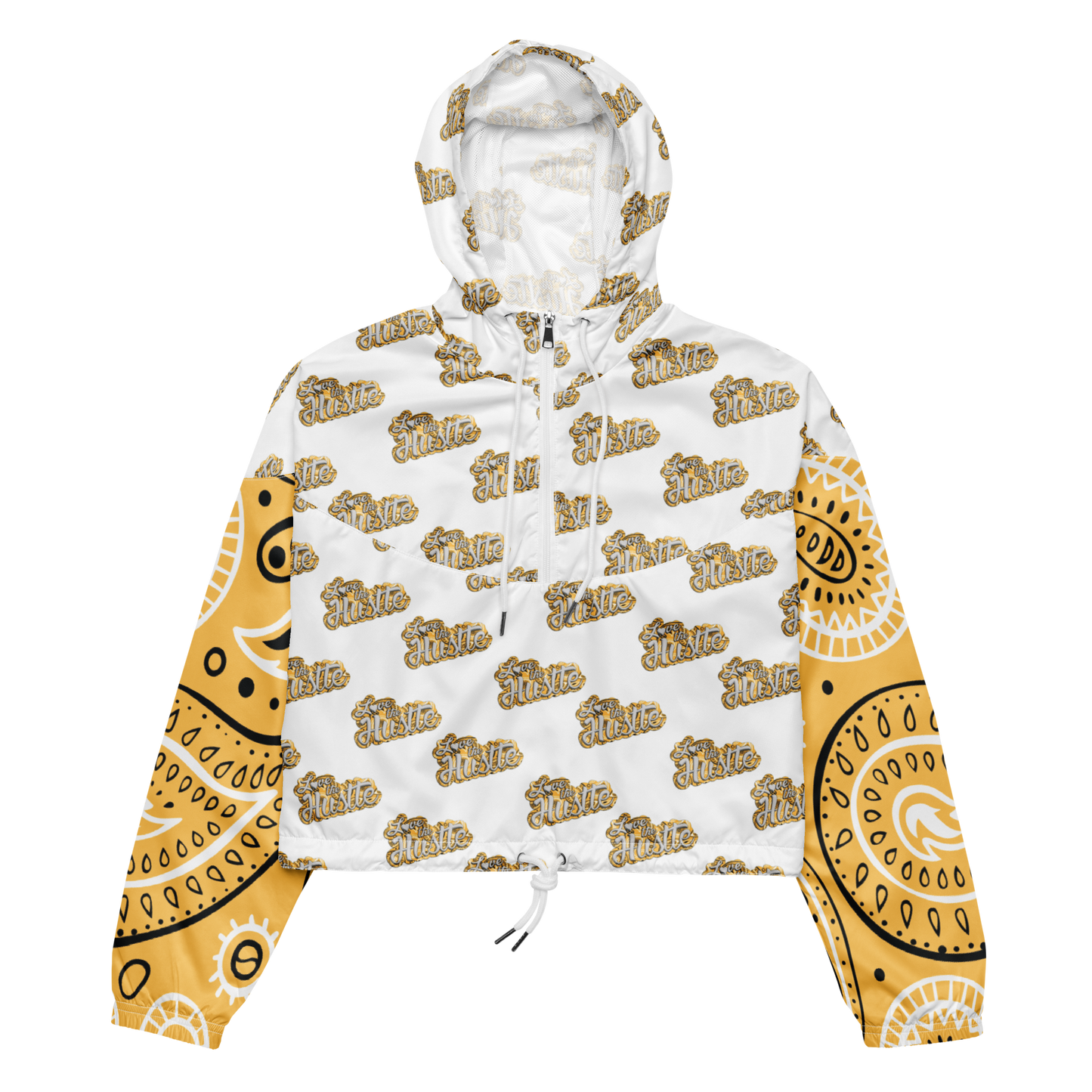 Collection de coupe-vent court bandana pour femmes Love The Hustle