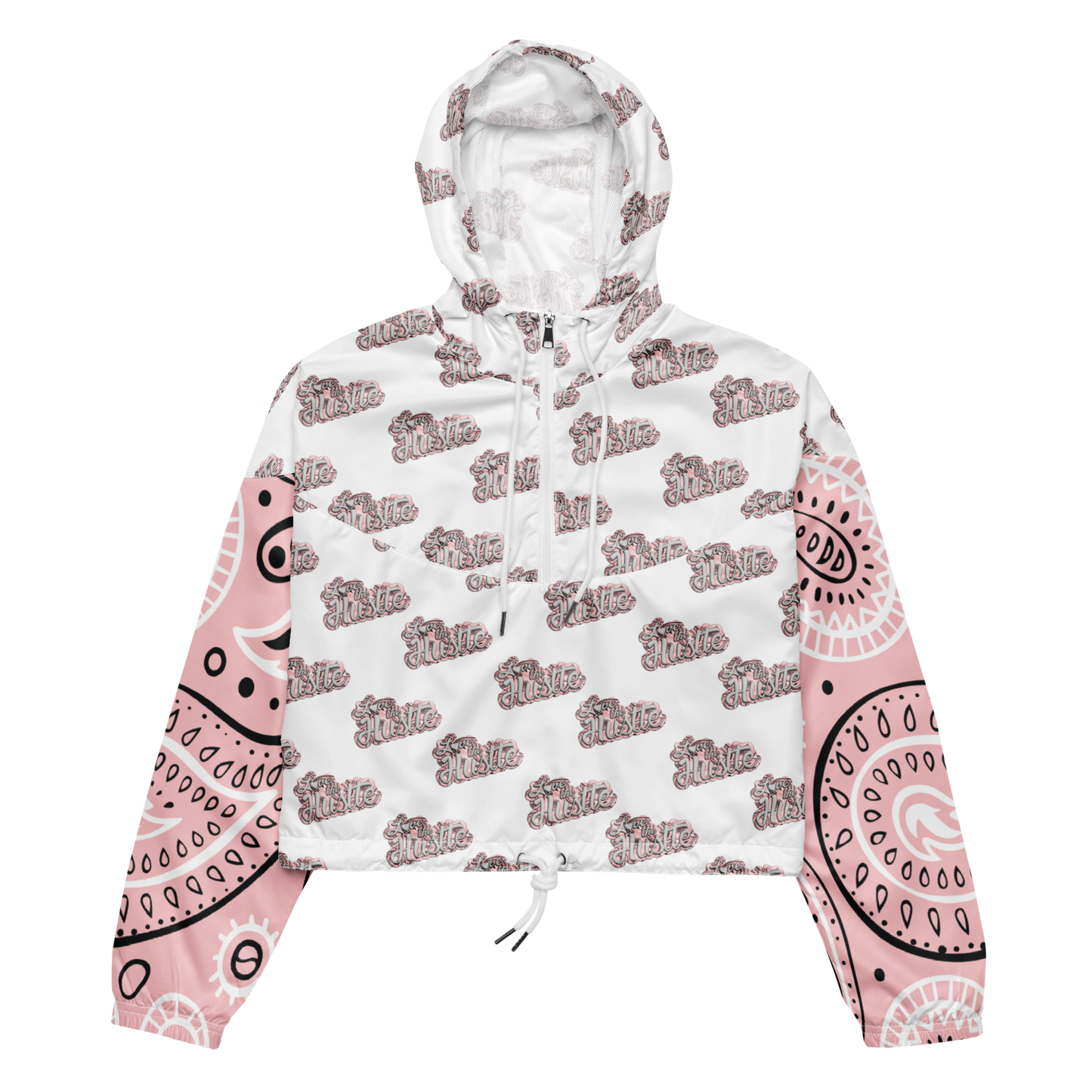 Collection de coupe-vent court bandana pour femmes Love The Hustle
