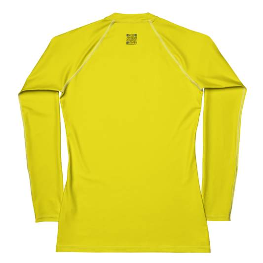Maillot de bain rashguard à manches longues pour femme Love The Hustle™, collection néon