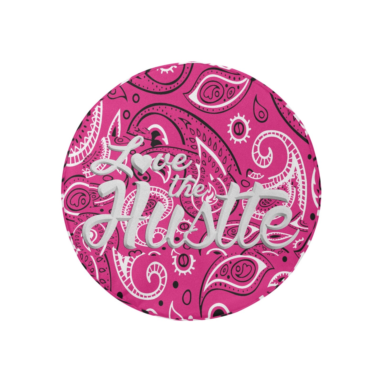 Love The Hustle Spare Tire Cover (Small) (15")