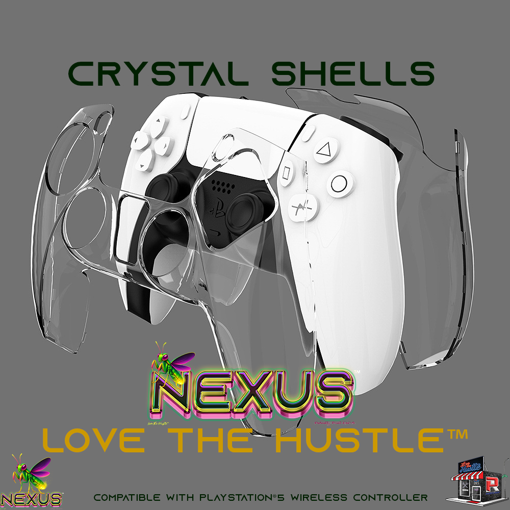 Nexus™ Quantum Firefly™ Crystal Shell – Compatible with PlayStation®5 Wireless Controller