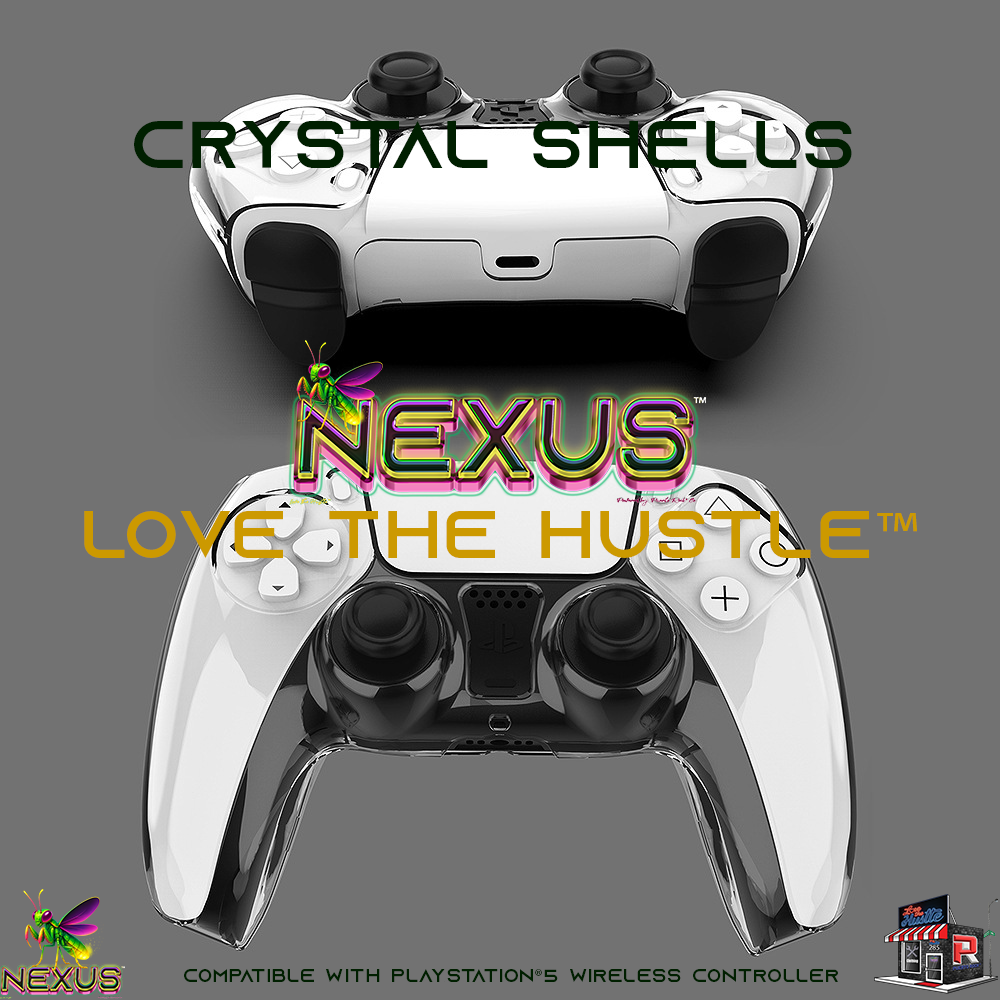 Nexus™ Quantum Firefly™ Crystal Shell – Compatible with PlayStation®5 Wireless Controller