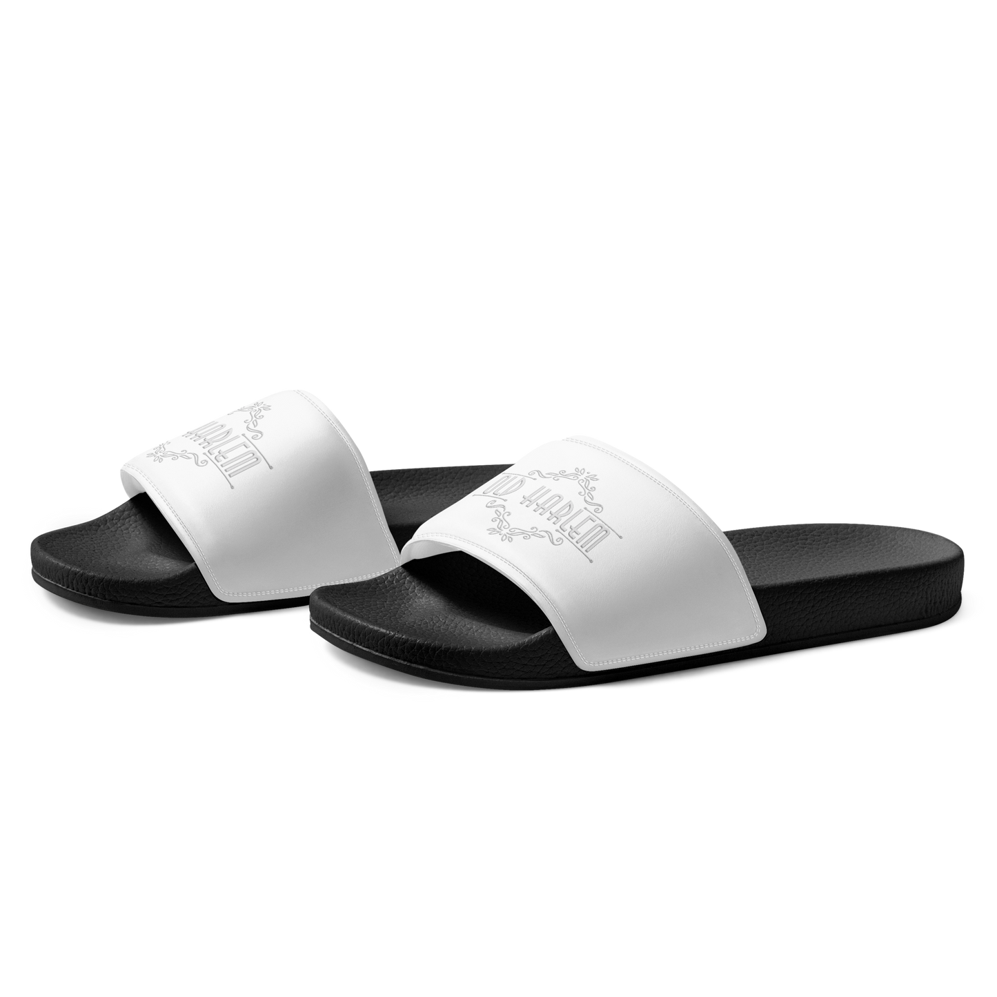 Old Harlem™ Men’s Slides, White Logo