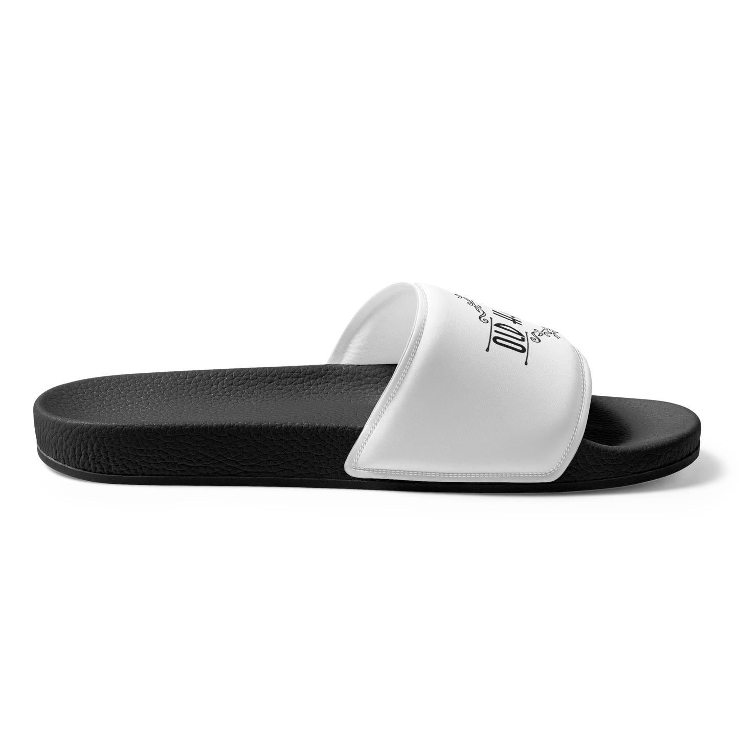 Old Harlem™ Men’s Slides, Black Logo