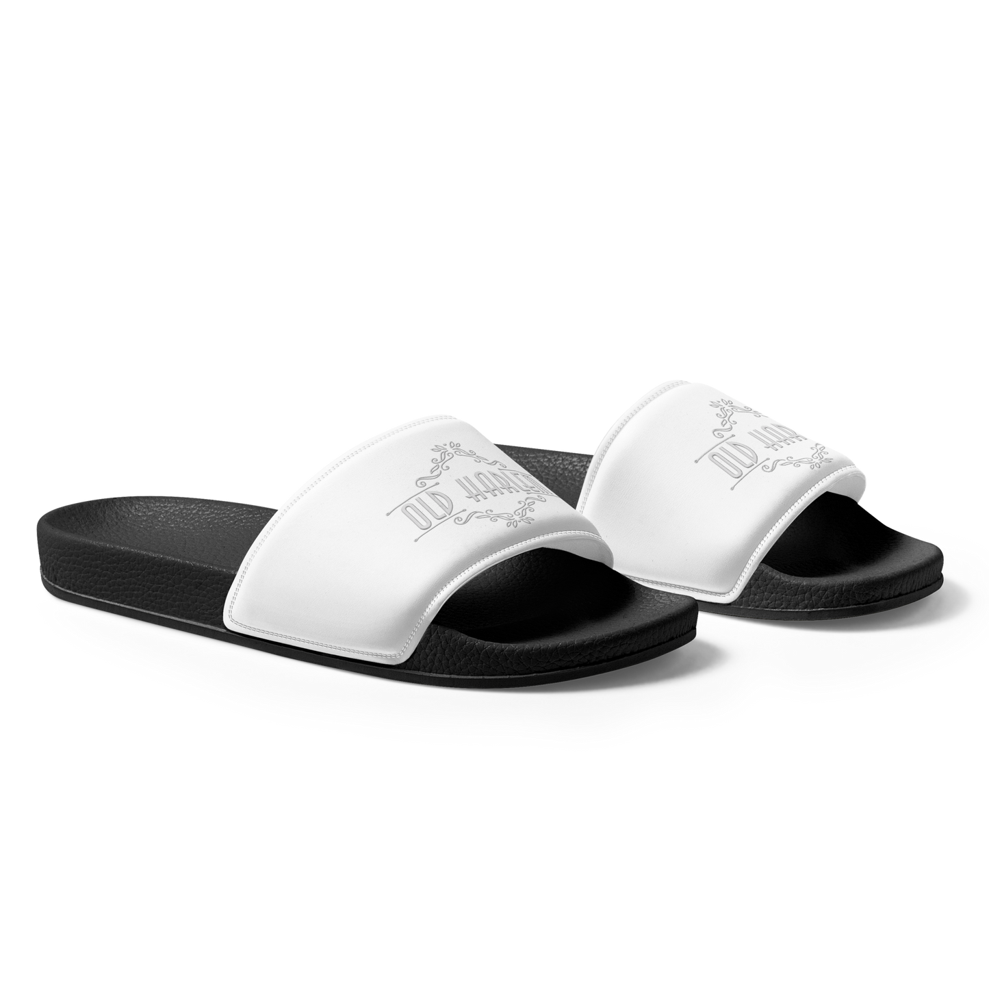 Old Harlem™ Men’s Slides, White Logo