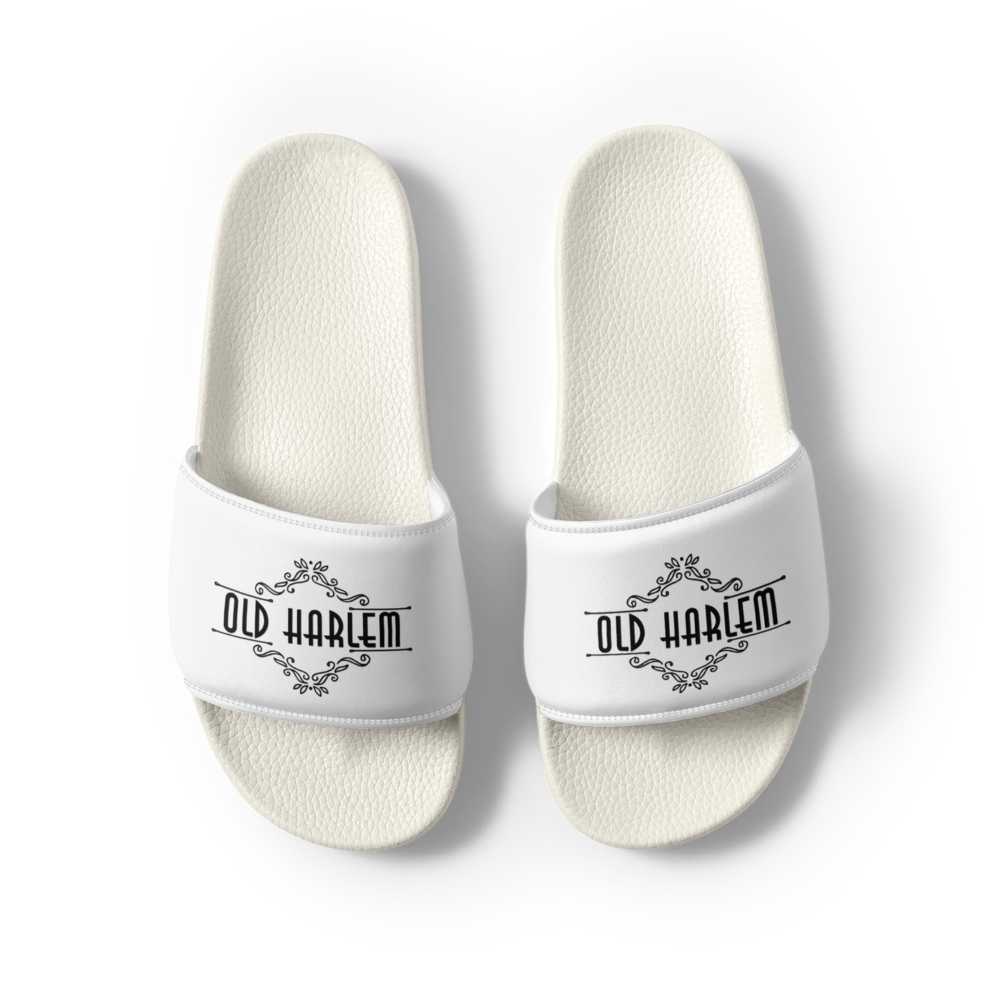 Old Harlem™ Men’s Slides, Black Logo