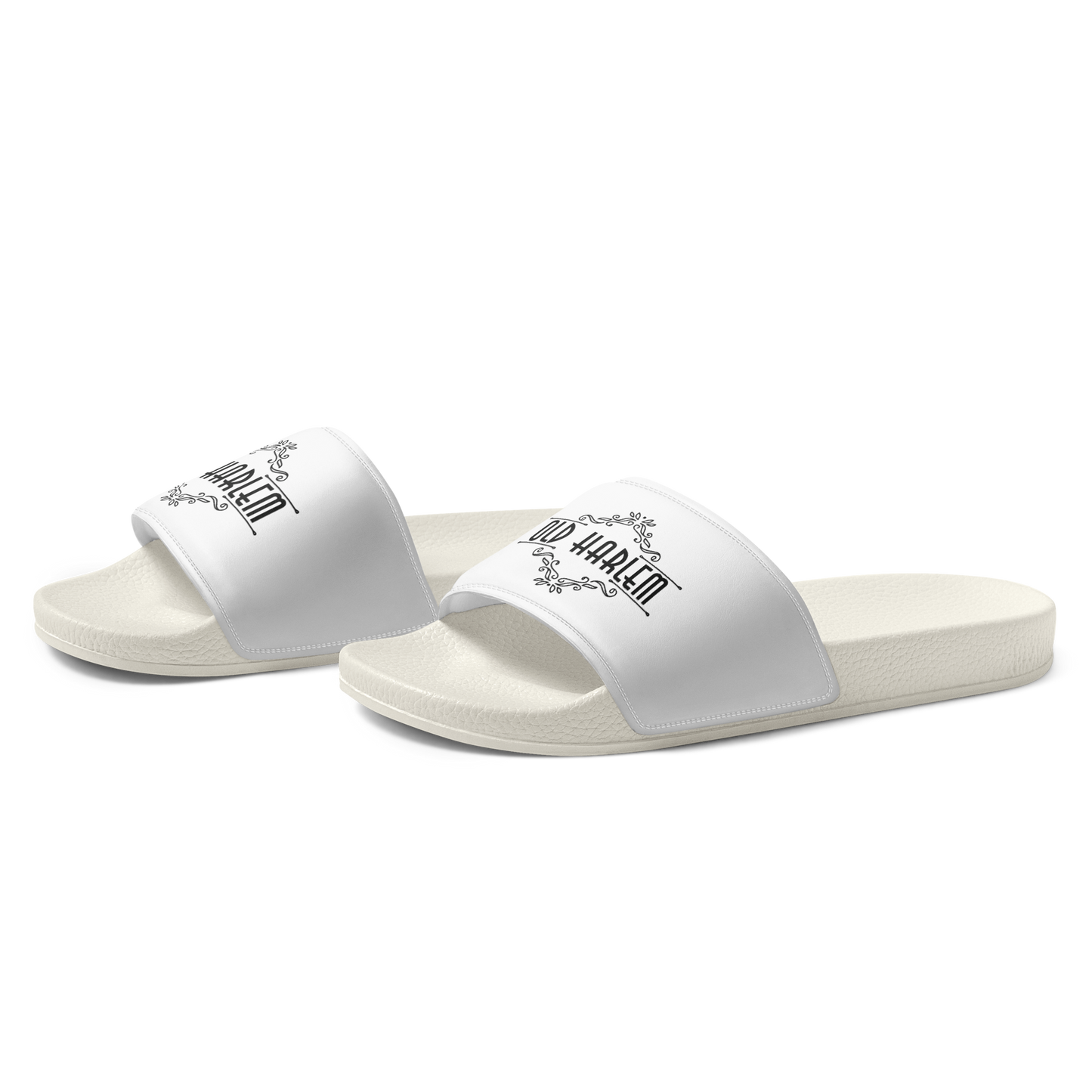 Old Harlem™ Men’s Slides, Black Logo