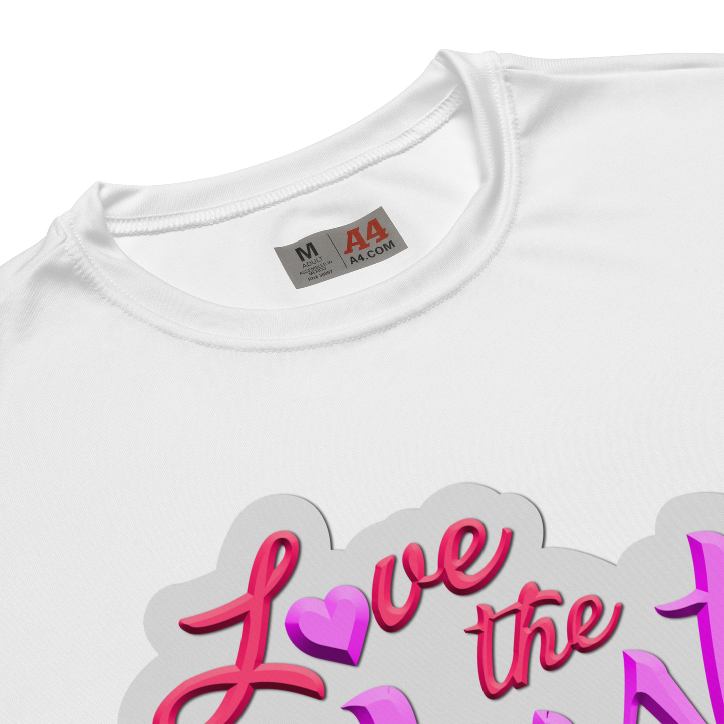 Love The Hustle™ Unisex Performance Crew Neck T-Shirt Neon Collection