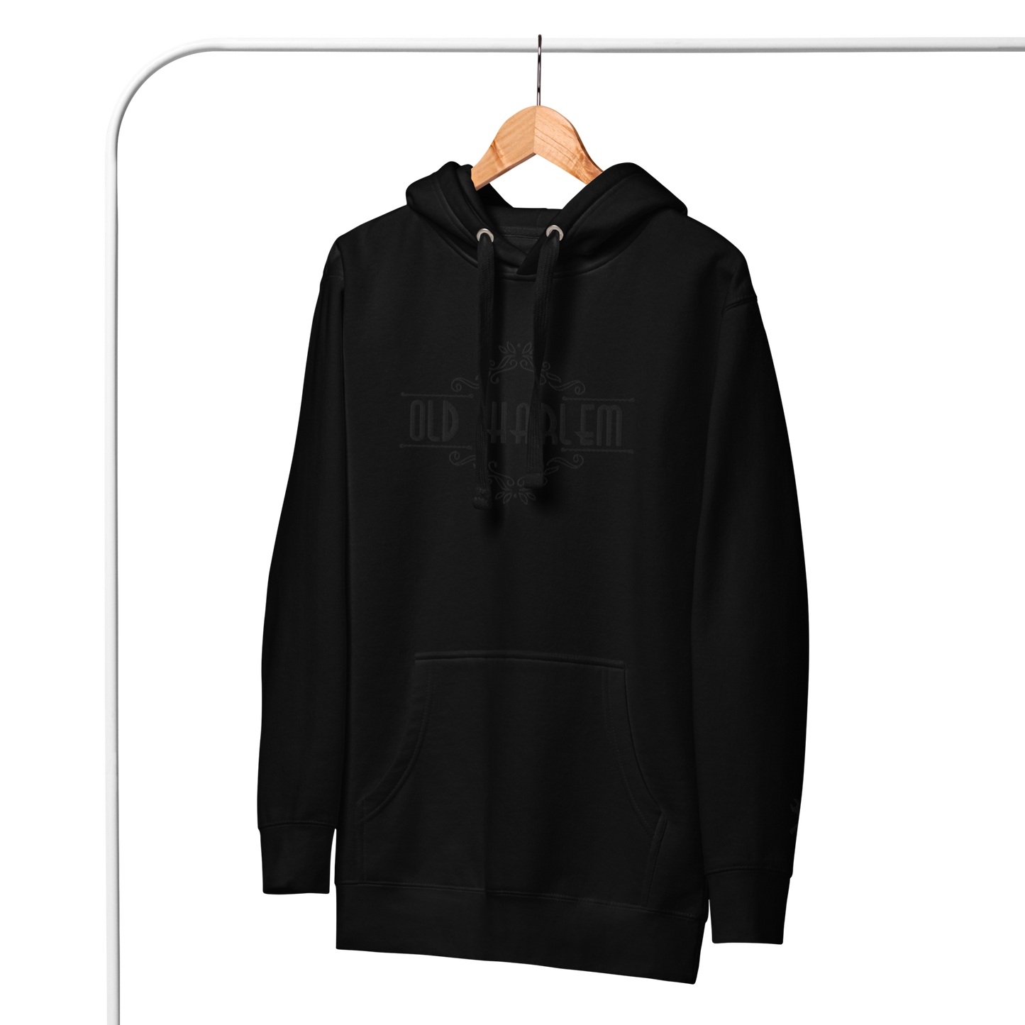 Old Harlem Vintage Art Deco Hoodie, Embroidered Unisex Hoodie Collection