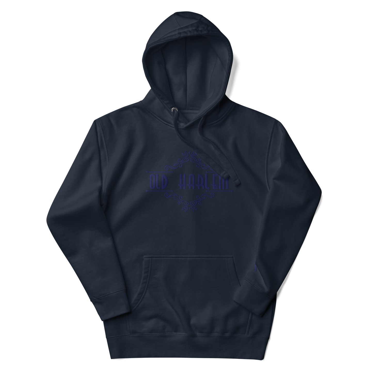 Old Harlem Vintage Art Deco Hoodie, Embroidered Unisex Hoodie Collection
