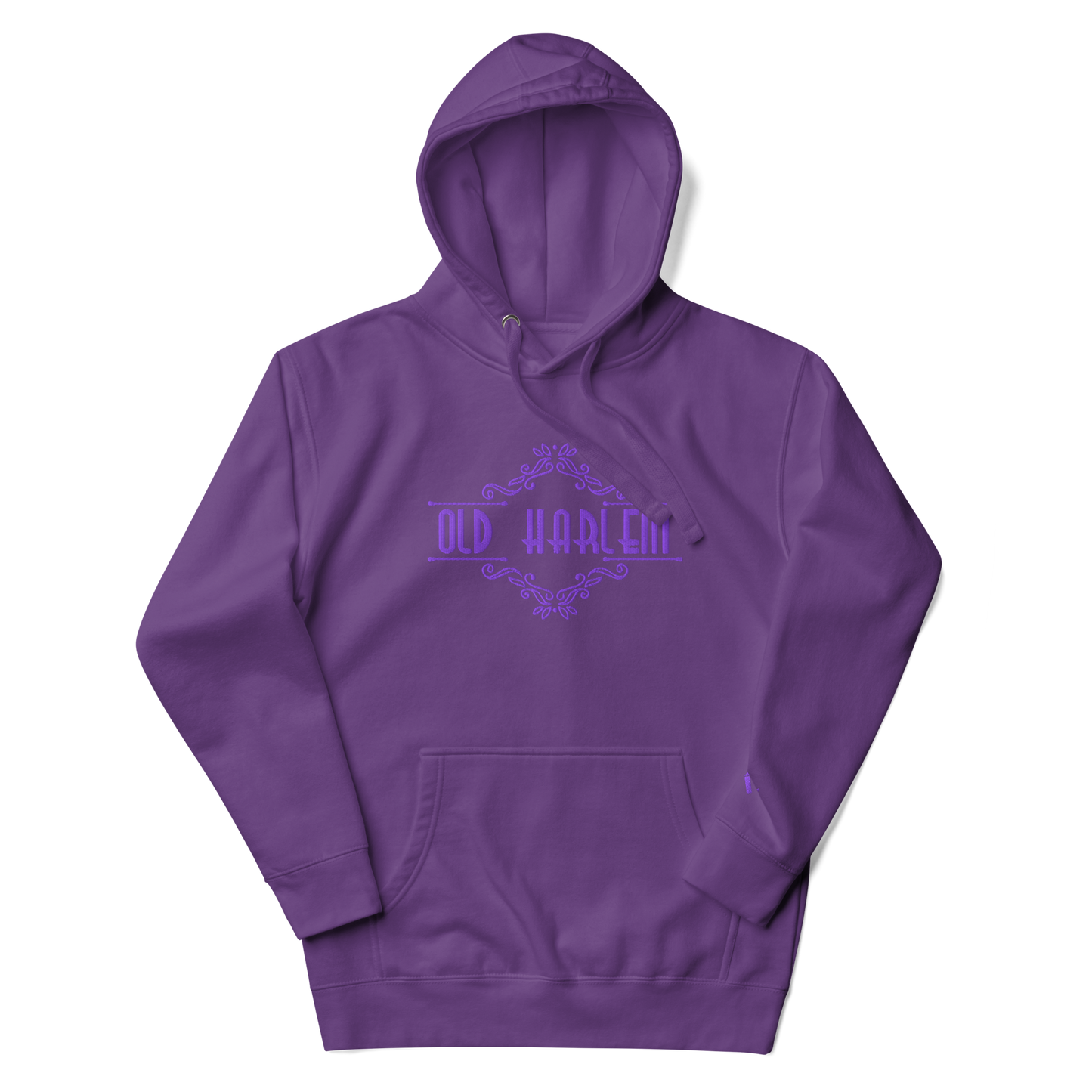 Old Harlem Vintage Art Deco Hoodie, Embroidered Unisex Hoodie Collection