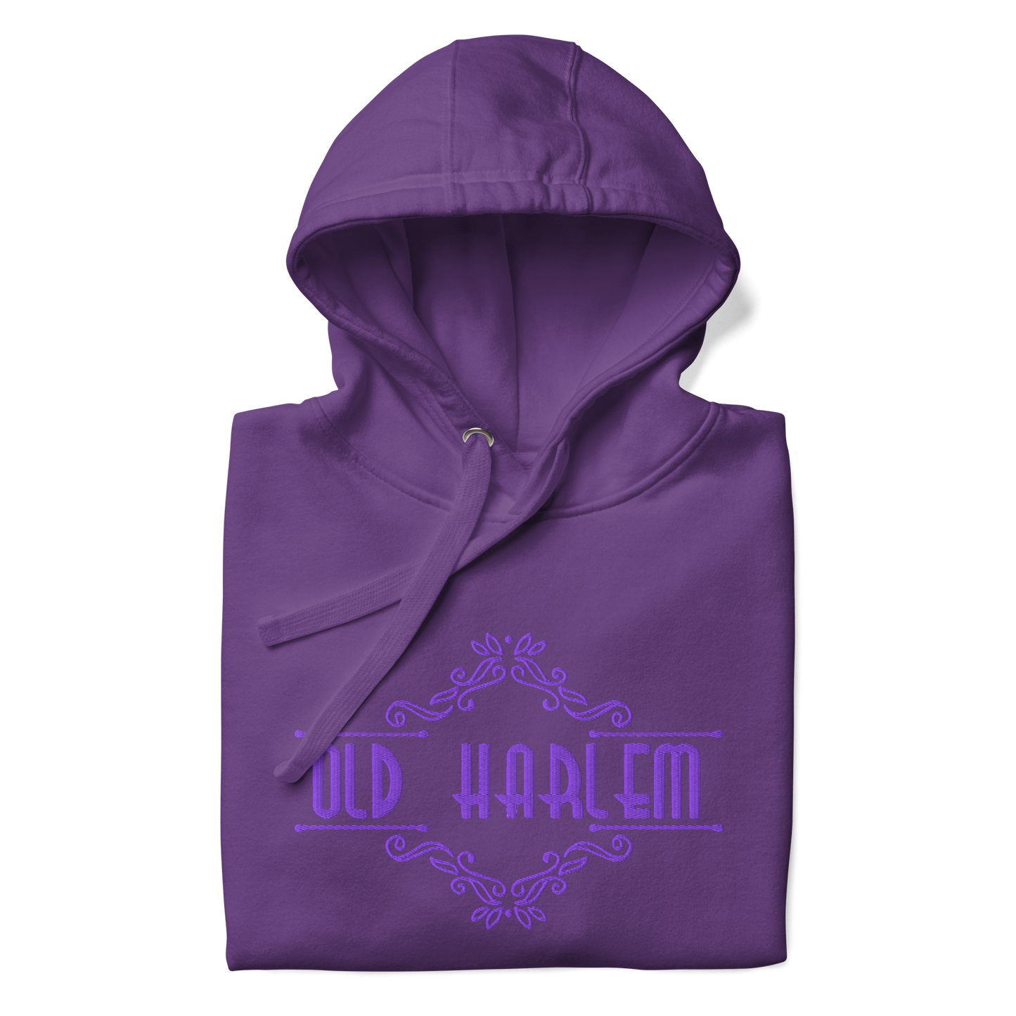 Old Harlem Vintage Art Deco Hoodie, Embroidered Unisex Hoodie Collection