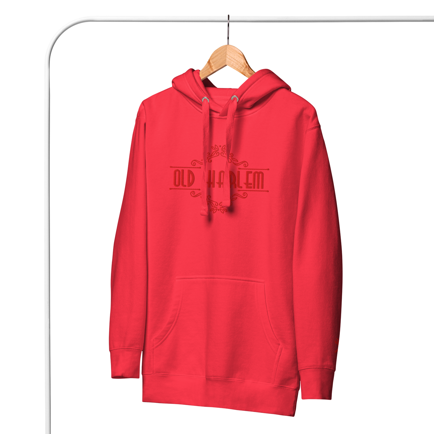 Old Harlem Vintage Art Deco Hoodie, Embroidered Unisex Hoodie Collection