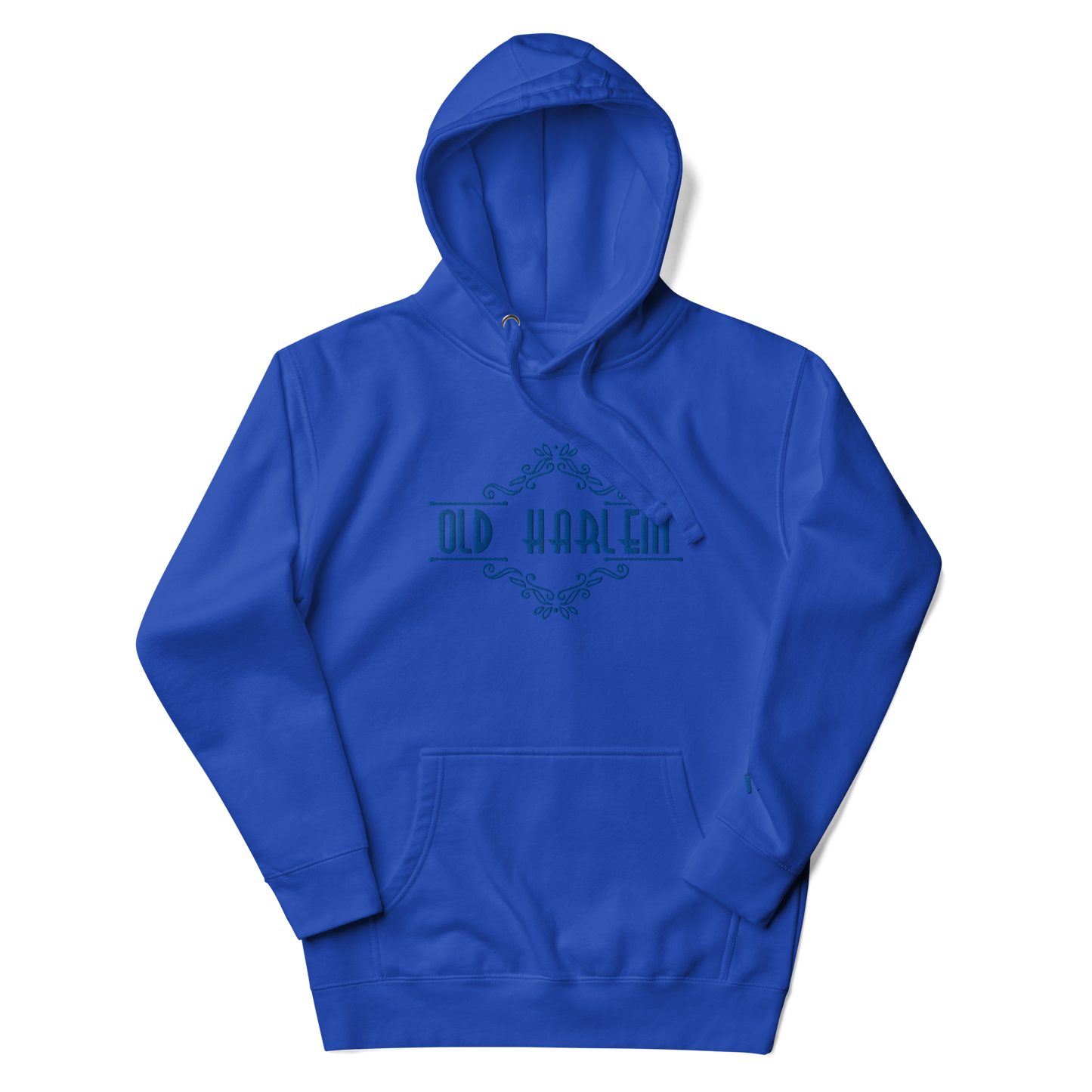 Old Harlem Vintage Art Deco Hoodie, Embroidered Unisex Hoodie Collection