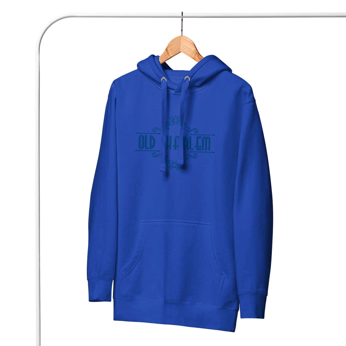 Old Harlem Vintage Art Deco Hoodie, Embroidered Unisex Hoodie Collection