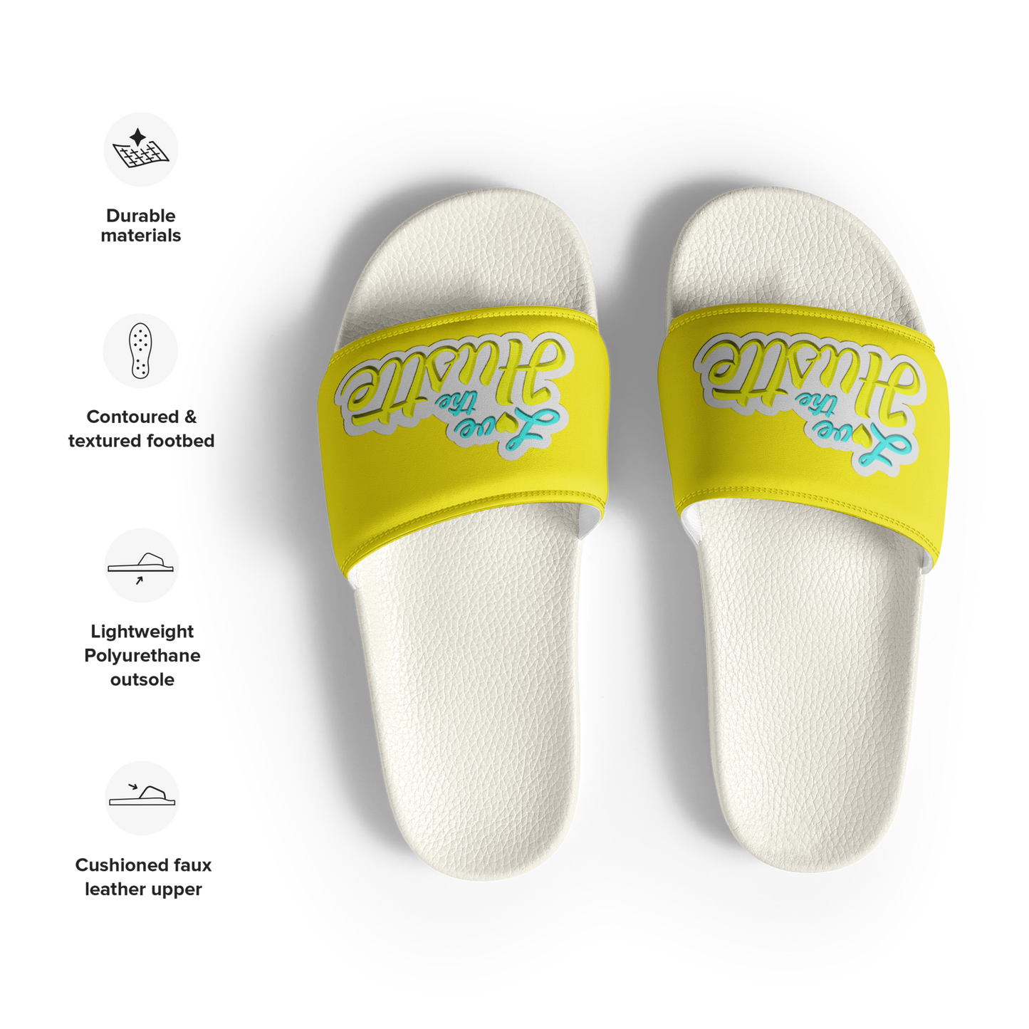 Love The Hustle™ Women's Slides Neon Collection