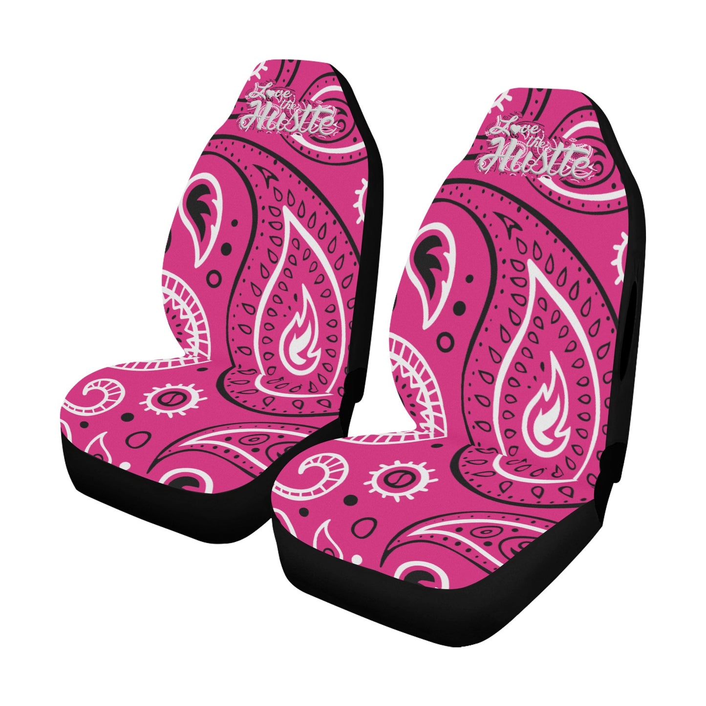 Love The Hustle Car Seat Cover Airbag Compatible(Set of 2)