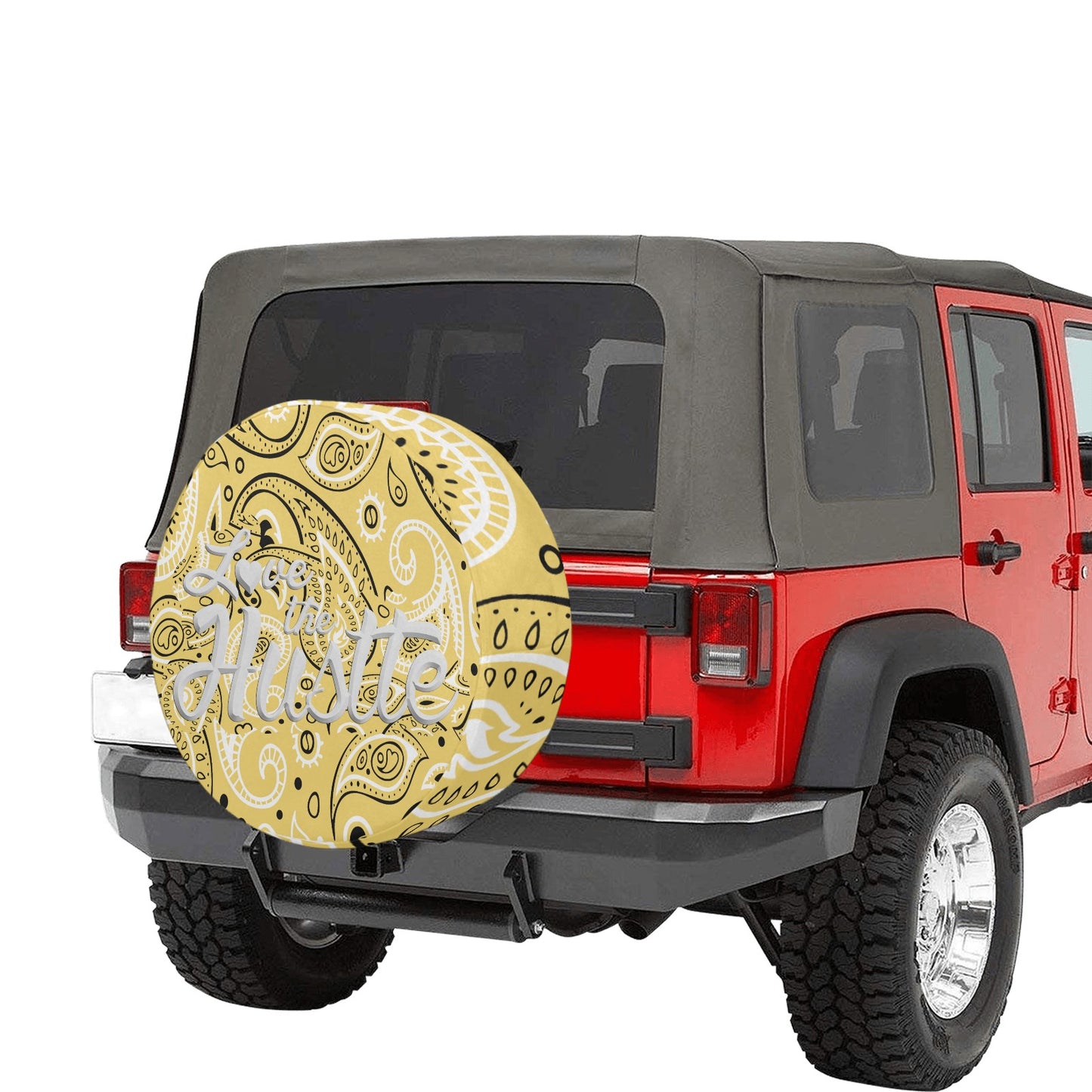 Love The Hustle Spare Tire Cover(Large)(17")