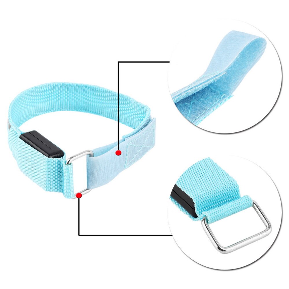 New Arm Warmer Belt Bike LED Armband LED Safety Sports Reflective Belt Strap Snap Wrap Arm Band Armband Hot