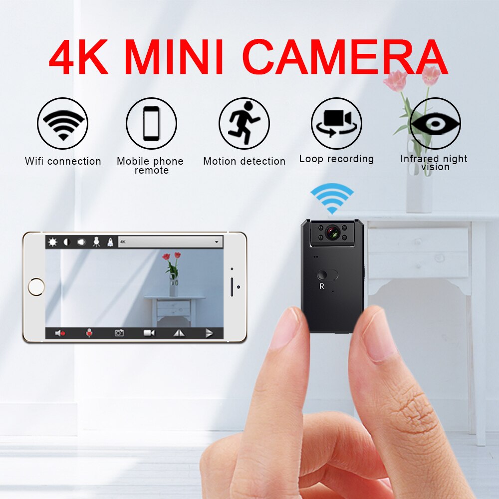 4K Wireless Security Camera with Night Vision