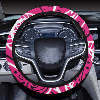 Love The Hustle Auto Steering Wheel Cover with Elastic Edge