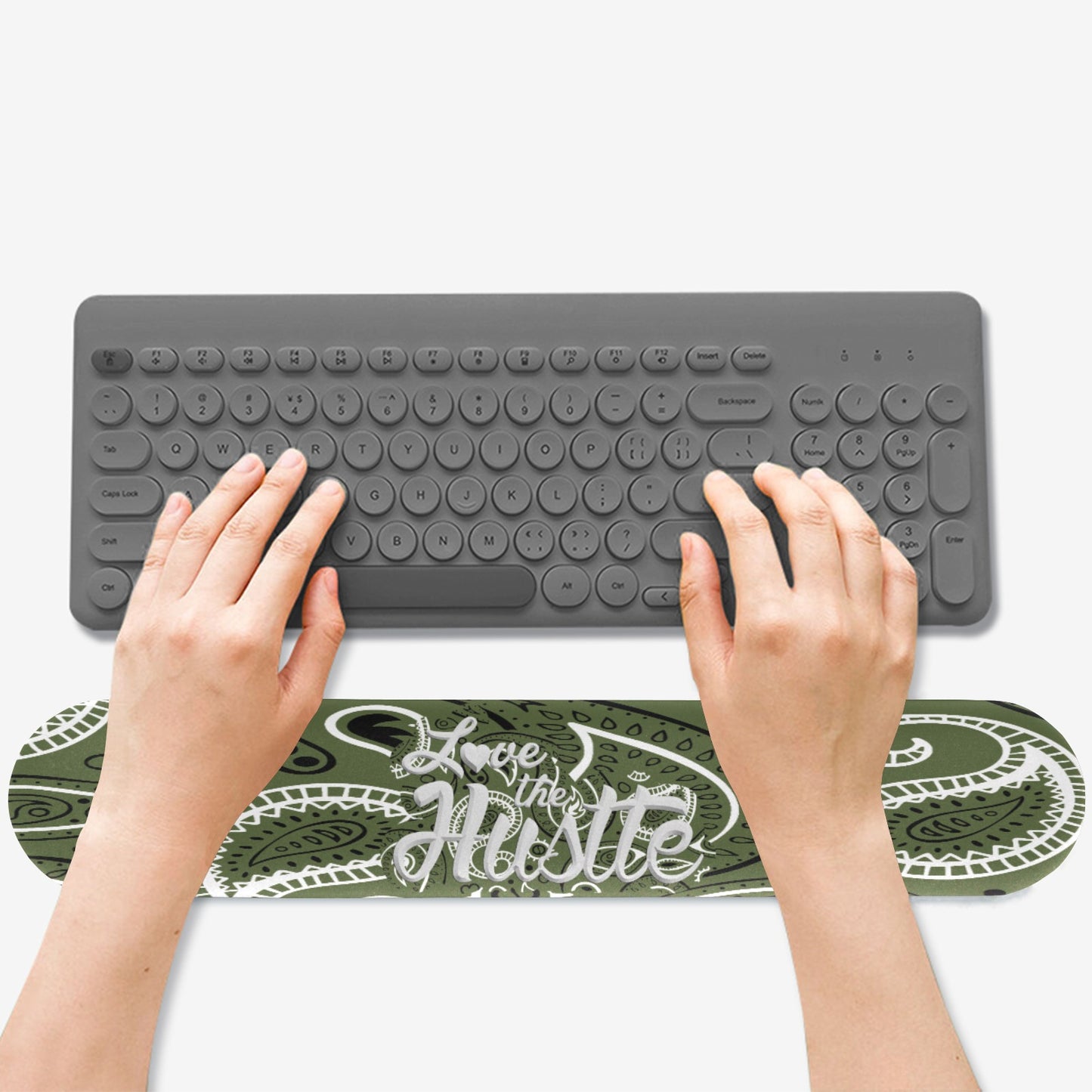 Love The Hustle Keyboard Hand Rest