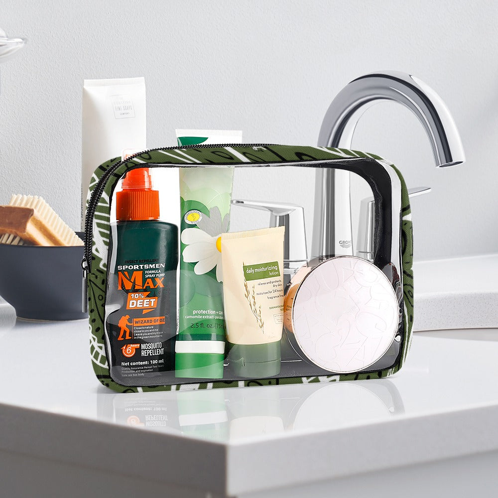 Love The Hustle™ Bandana Transparent Storage Bag – Five in One Collection