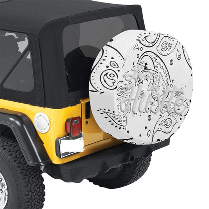 Love The Hustle Spare Tire Cover(Large)(17")