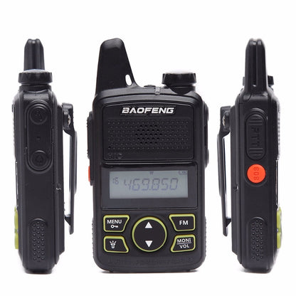 1pcs BAOFENG BF-T1 MINI Two Way Radio UHF 400-470mhz 20CH BFT1 Portable Walkie Talkie easy to carry BF T1