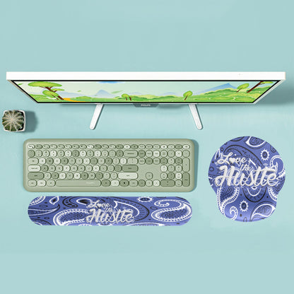 Love The Hustle Mouse Pad and Hand Rest Set