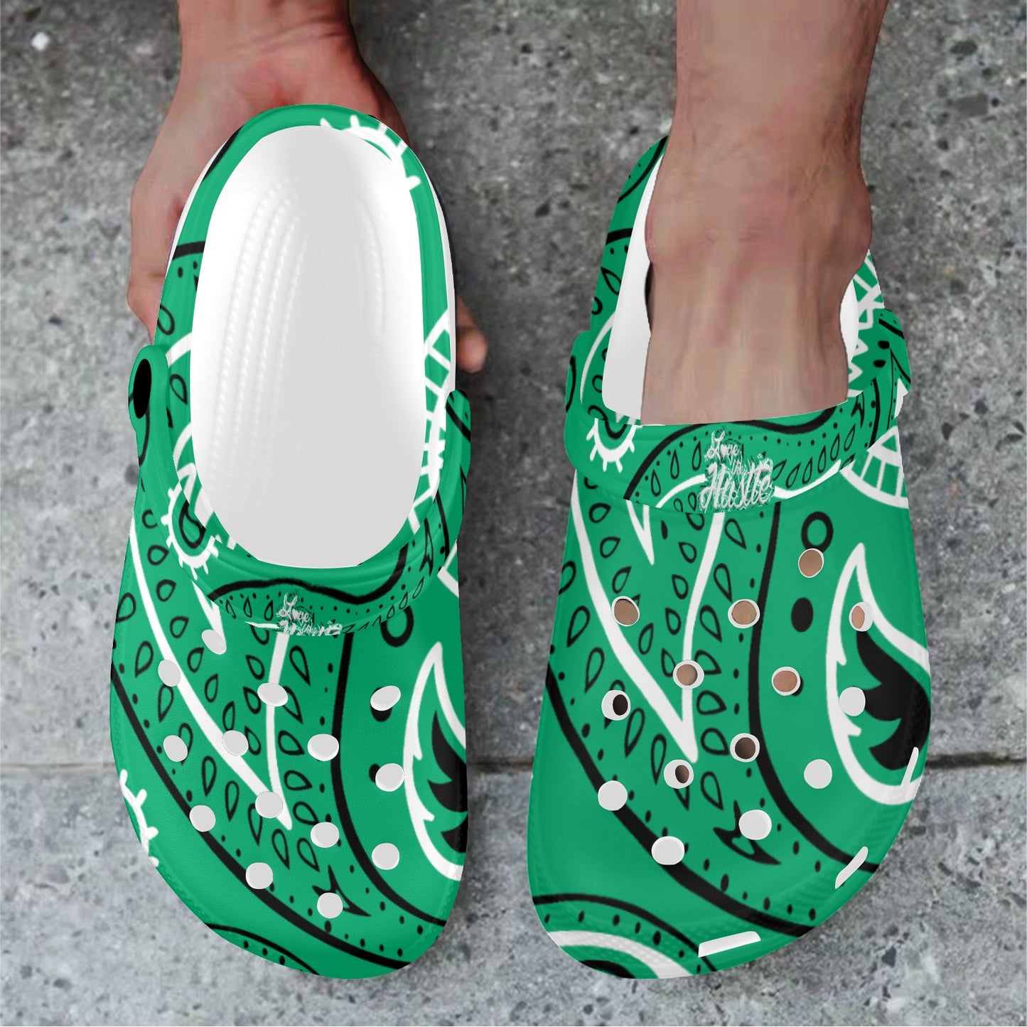 Love The Hustle Bandana Adults Clogs Collection