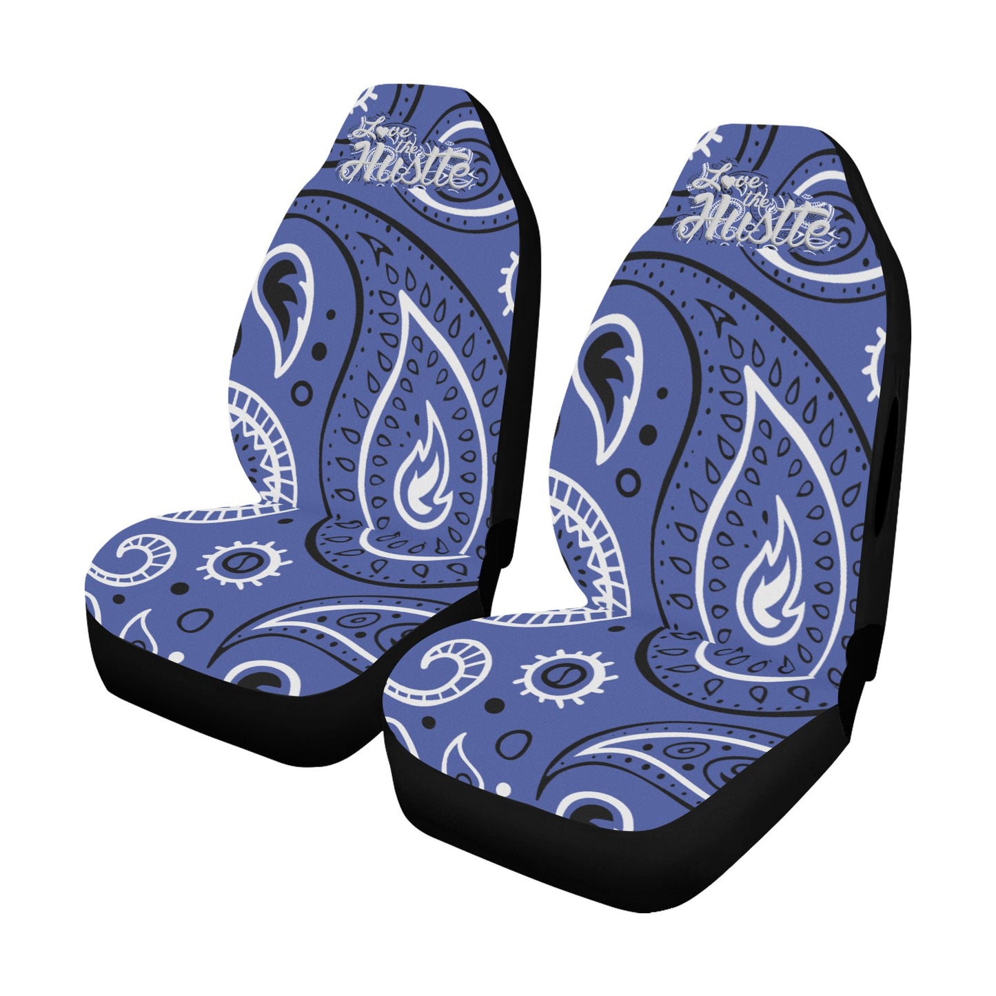 Love The Hustle Car Seat Cover Airbag Compatible(Set of 2)