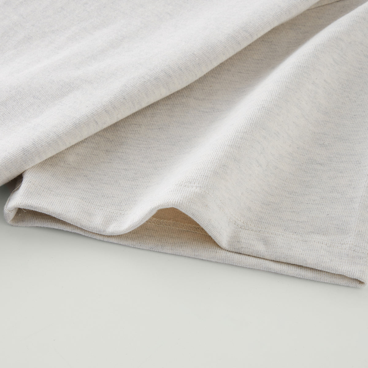 LTH White XL Monogram 425GSM Uni Oversized Crew Neck T-shirt