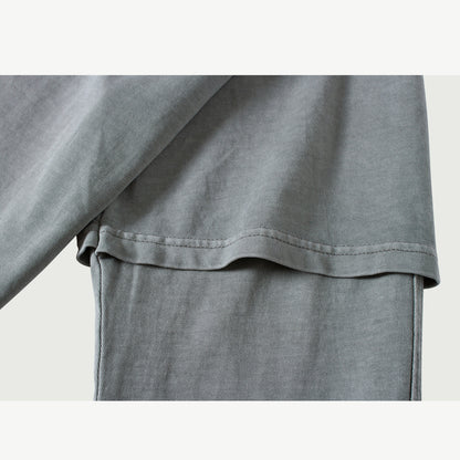 Ghetto Dept. 230GSM Uni Faux-layered Faded Long Sleeve