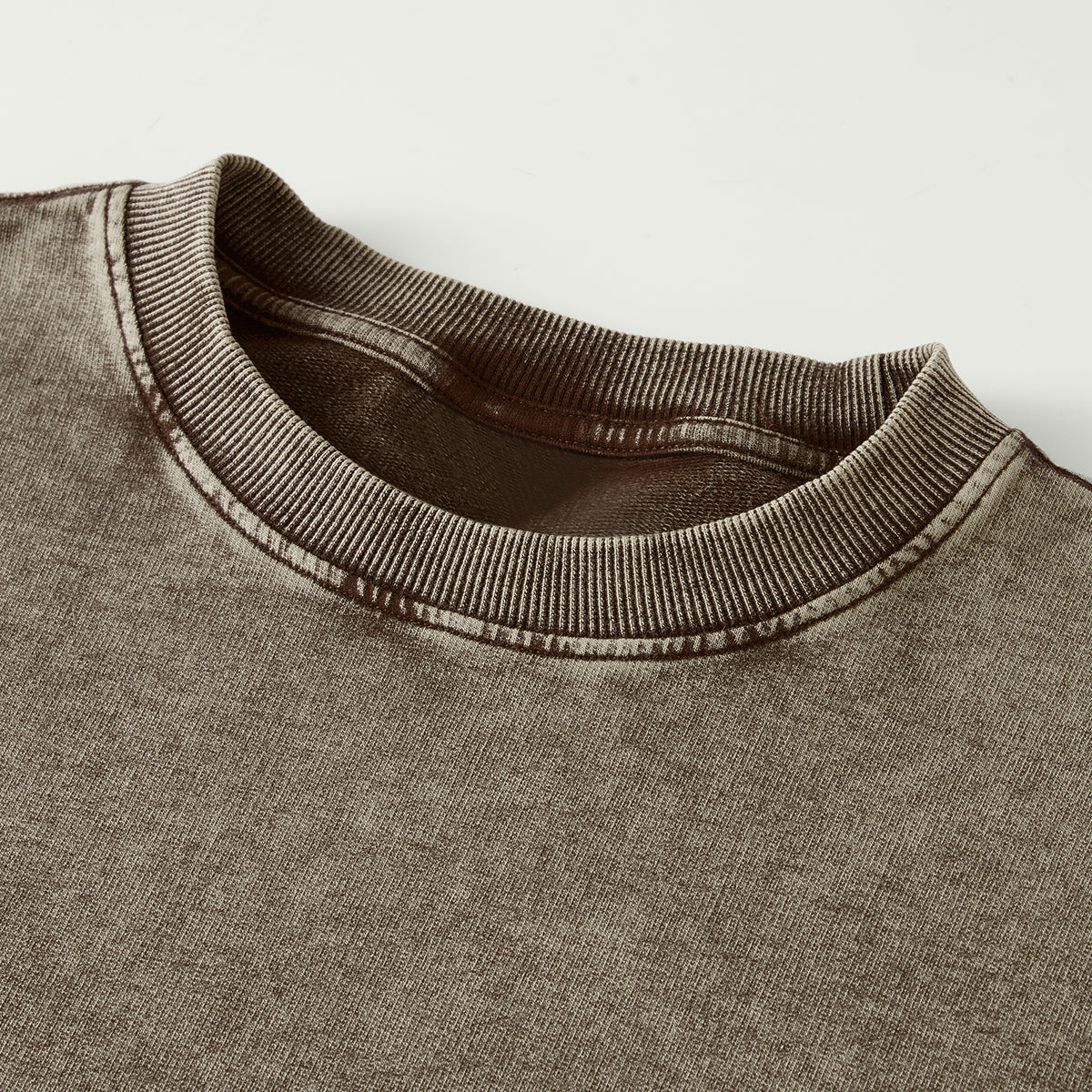 Ghetto Dept. 260GSM Uni Raw Hem Faded Long Sleeve T-shirt