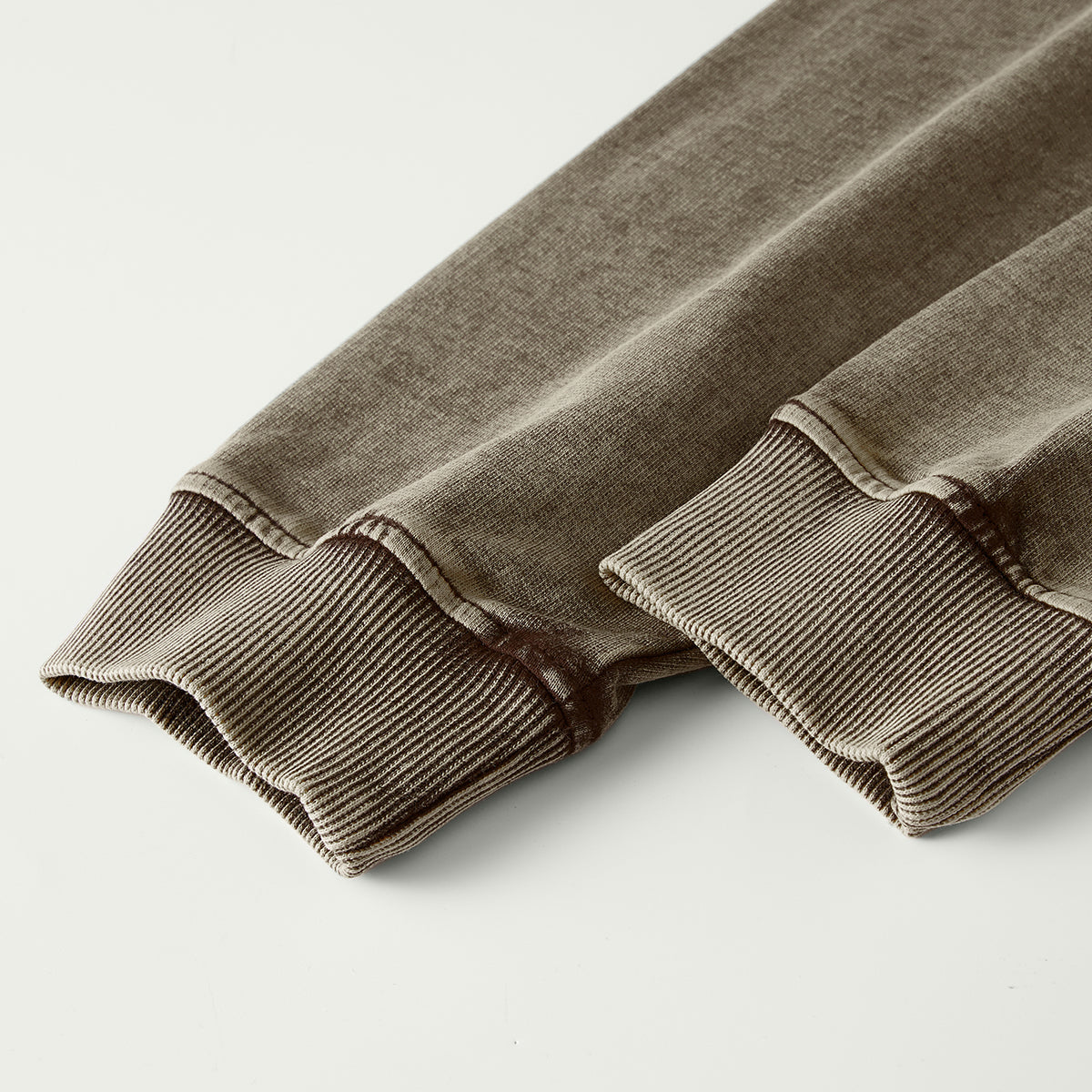 Ghetto Dept. 260GSM Uni Raw Hem Faded Long Sleeve T-shirt