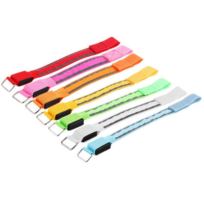 New Arm Warmer Belt Bike LED Armband LED Safety Sports Reflective Belt Strap Snap Wrap Arm Band Armband Hot