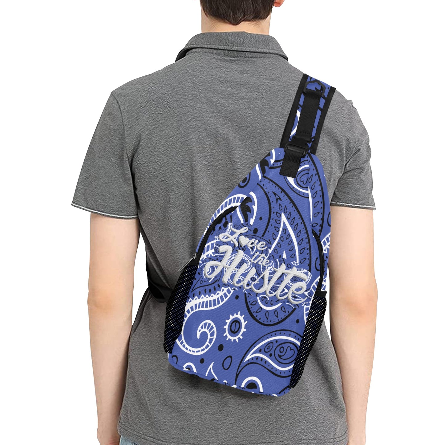 Love The Hustle™ Men's Casual Chest Bag Bandana Collection
