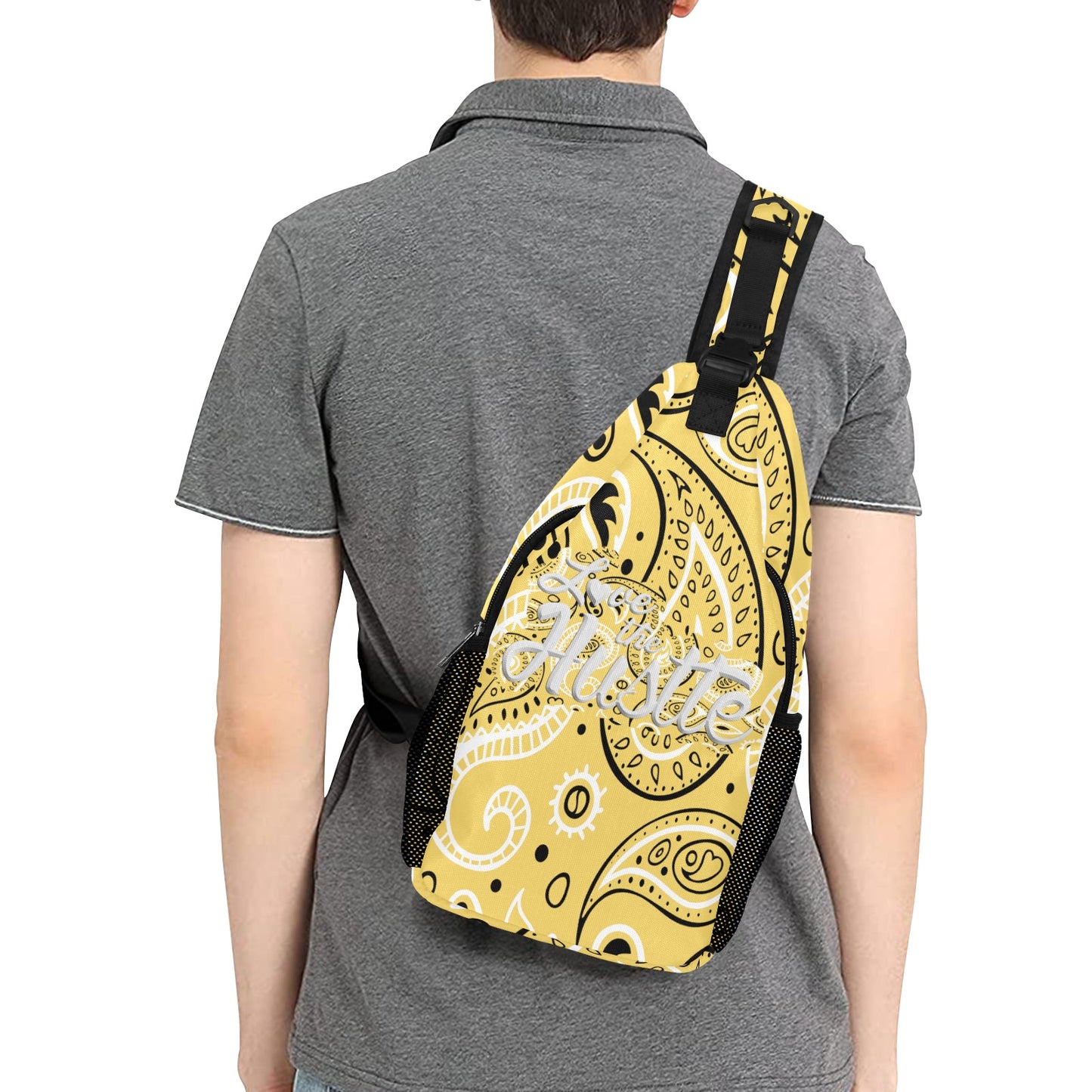 Love The Hustle™ Men's Casual Chest Bag Bandana Collection